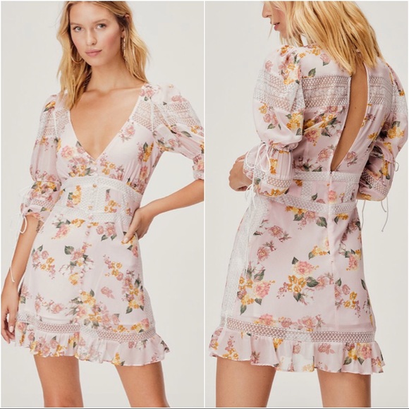 for love and lemons pink dress